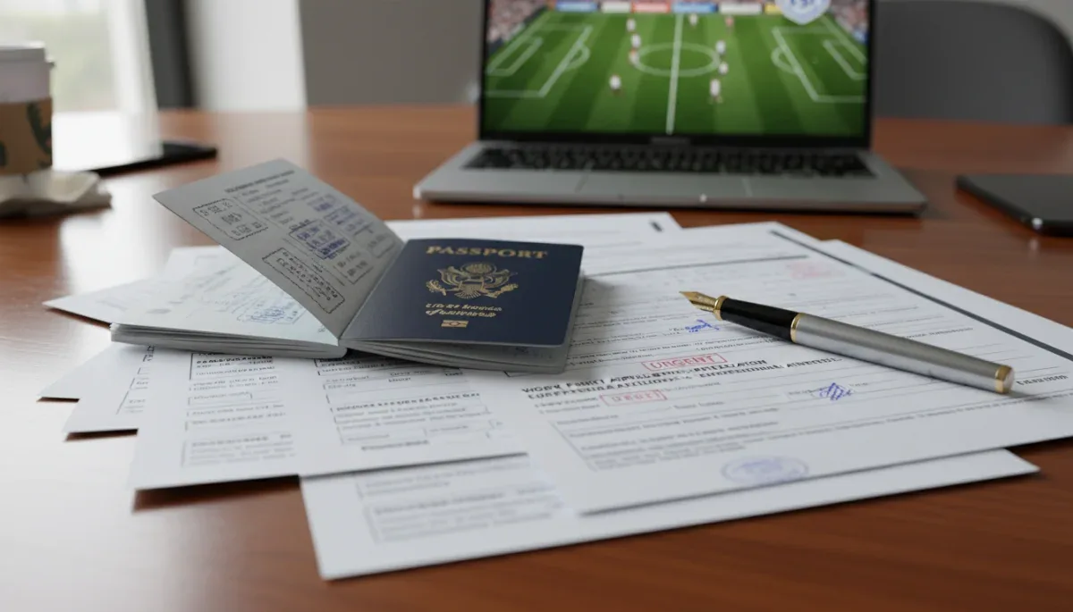 Official documents for European work permits and visas