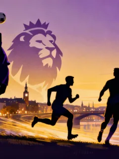 Three key European players linked to Premier League transfers by January 2026, dynamic illustration.