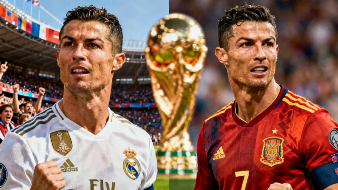 Contrast between club and international performance for player valuation