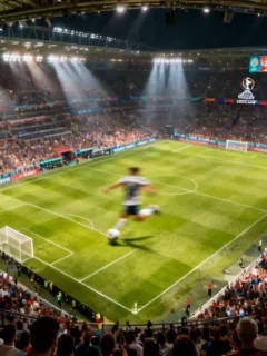 Packed stadium during Euro 2024, highlighting player impact on market value.