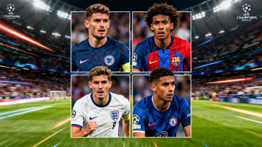 American soccer stars preparing for Champions League group stage challenges.
