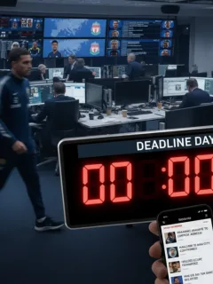 Clock ticking down to European transfer deadline day 2026, with breaking news headlines